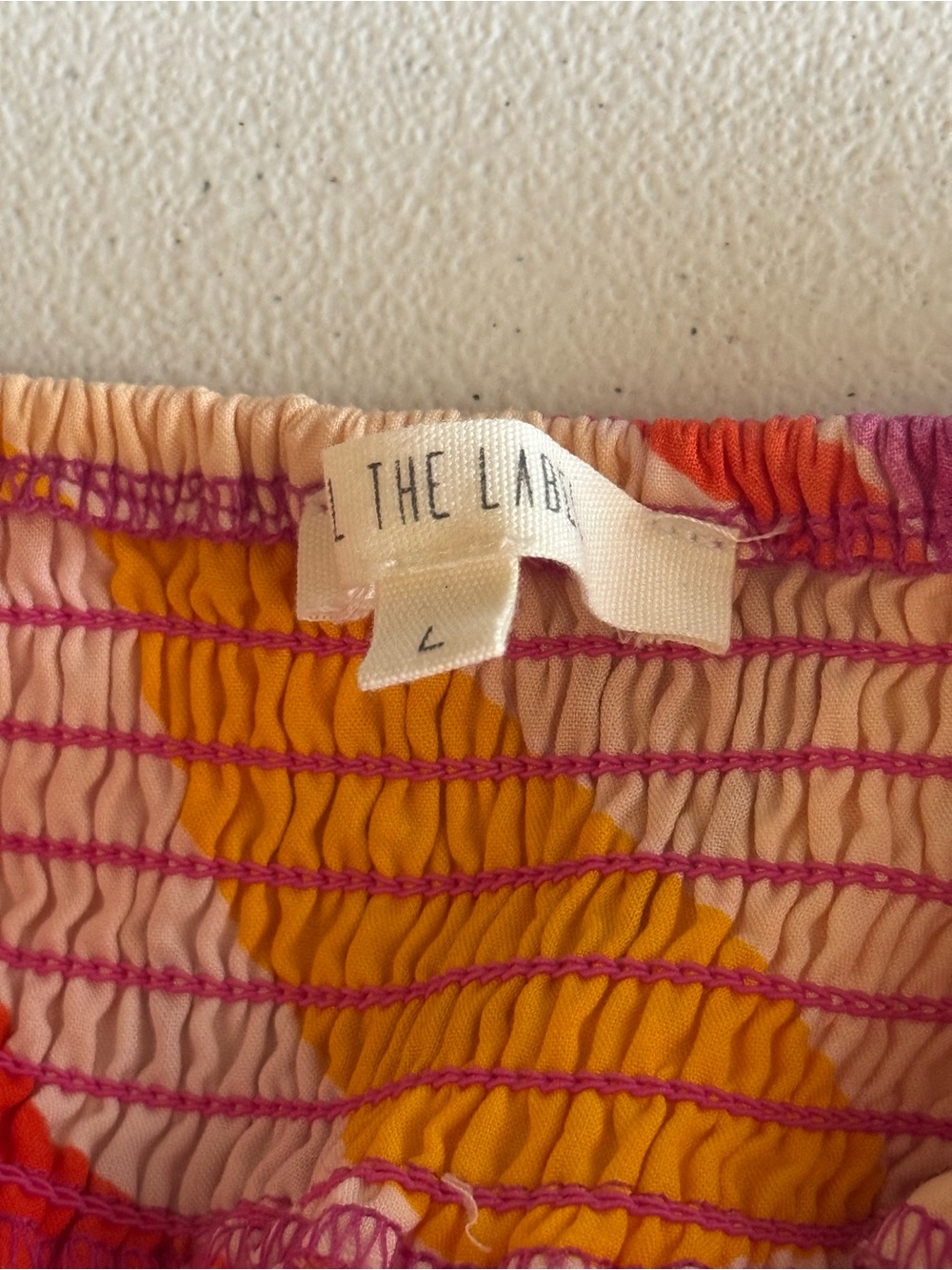 Anthropologie Abel the Label Halter High-Low Maxi Dress in Pink & Orange Print - Picture 12 of 12